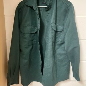 BUTTON DOWN “FOREST GREEN” VINTAGE SHIRT / SIZE: M/L / UNISEX